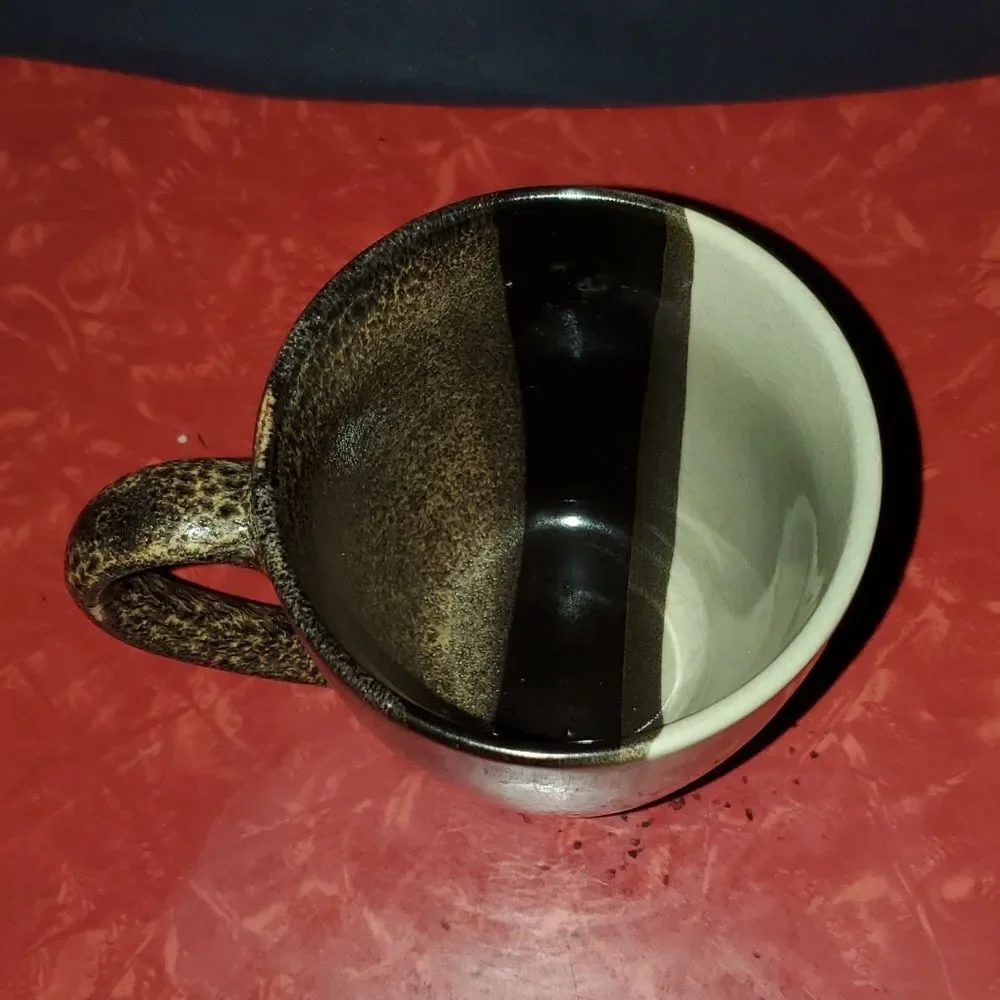 Sango 4828 Tri Black Cup Mug 12 oz